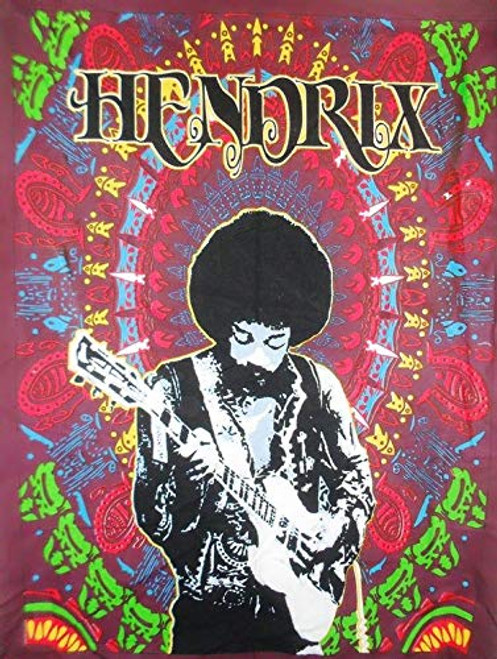 Awolf Jimi Hendrix Guitar Poster Decoration Jimmie Hendrix Classic Rock Legend Music Poster_ 12x18 30x45cm