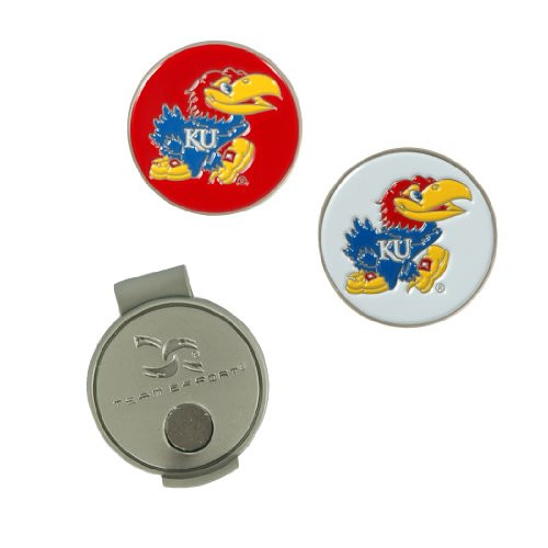 Team Effort Kansas Jayhawks Hat Clip  and  2 Ball Markers