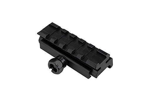Monstrum Picatinny Riser Mount for Red Dots and Optics  2_5 inch L  Low Profile