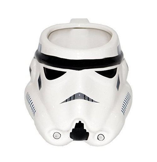Zak Designs SWRD-8510 Star Wars Ep4 Stormtrooper Ceramic sculpted Mug, Multicolor