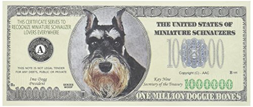 DDI Mini Schnauzer Million Dollar Bill Case Pack 100