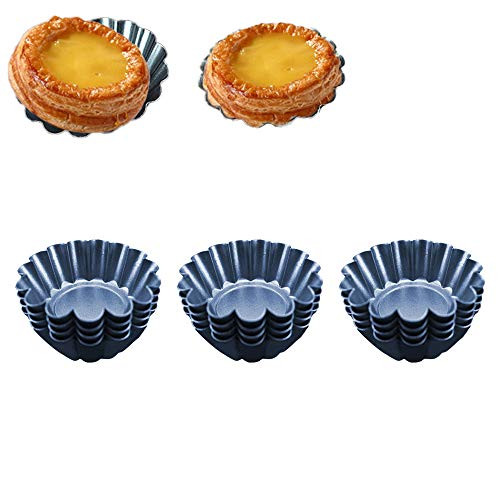 12 Pack Mini Egg Tart Molds_ Nonstick Tart Pan Round Mini Muffin Tin Muffin Cake Mould Baking Tool Cheese Cakes_ Desserts_ Quiche Pan And More 2_56inc 12 Pack Mini Egg Tart Molds_ Nonstick Tart Pan Round Mini Muffin Tin Muffin Cake Mould Baking Tool Cheese Cakes_ Desserts_ Quiche Pan And More 2_56inc