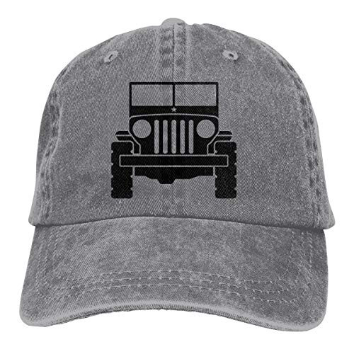 Car Vintage Baseball Cap Washed Cotton Denim Adjustable Low Profile Dad Hat for Men and Women