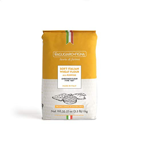 Agugiaro e Figna Soft Italian Wheat Flour 2_2lb_ All_purpose Type  inch 00 inch  Flour_ Made in Italy  Pack of 2