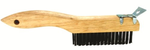 Bon 84-164 10-Inch Shoe Handle Wire Brush with Scraper