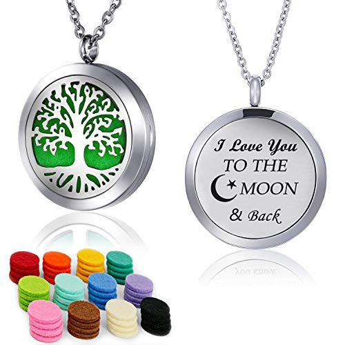 YOUFENG Essential Oil Necklace Diffuser 