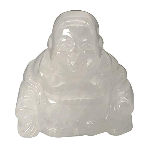 Fekuar Rock Quartz Happy Buddha Statue_ Hand Carved Maitreya Laughing Buddha Figurine Sculpture Pocket Healing Crystal 1_5 inch 40mm Fekuar Rock Quartz Happy Buddha Statue_ Hand Carved Maitreya Laughing Buddha Figurine Sculpture Pocket Healing Crystal 1_5 inch 40mm