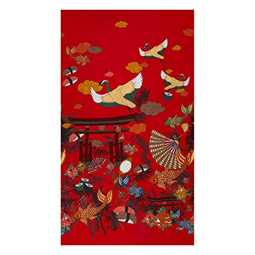 Alexander Henry Lost in Tokyo Red Quilt Fabric By The Yard Alexander Henry Lost in Tokyo Red Quilt Fabric By The Yard