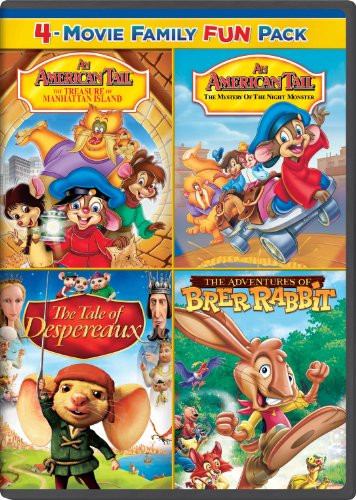 An American Tail The Treasure of Manhattan Island  An American Tail The Mystery of the Night Monster  The Tale of Despereaux  The Adventures of B