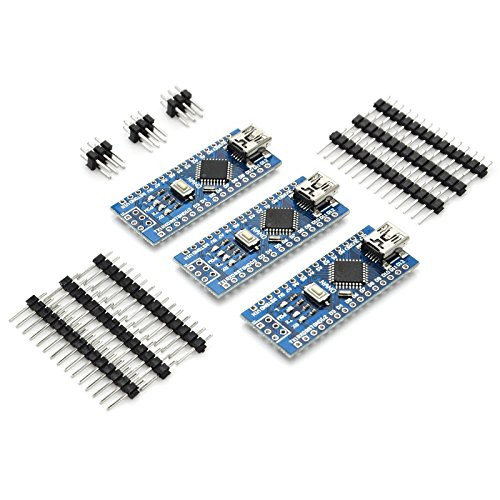 Gikfun USB Nano V3.0 ATmega328 CH340G 5V 16M Micro-controller board For Arduino (Pack of 3pcs) EK1620x3