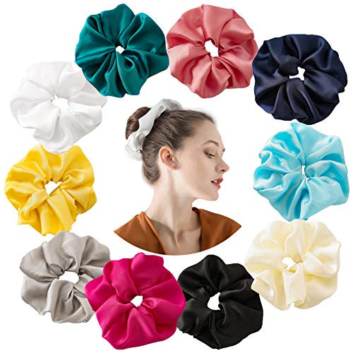 Big Hair Scrunchies Large Satin Hair Ties Elastics for Women Girls Elastic Hair Bands Ropes Scrunchy Scrunchie Bun Oversize Ponytail Holders Hair Bobb Big Hair Scrunchies Large Satin Hair Ties Elastics for Women Girls Elastic Hair Bands Ropes Scrunchy Scrunchie Bun Oversize Ponytail Holders Hair Bobb