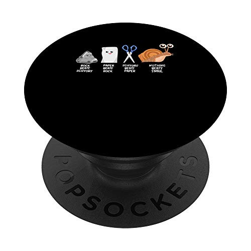Rock Paper Scissors Snail Slug Gift Snail PopSockets Grip and Stand for Phones and Tablets Rock Paper Scissors Snail Slug Gift Snail PopSockets Grip and Stand for Phones and Tablets