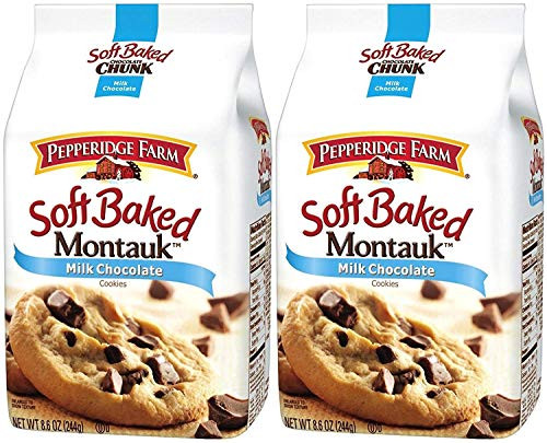 Pepperidge Farm Soft Baked Cookies_ Montauk Milk Chocolate Chip_ 8_6 Ounce  2 Bags