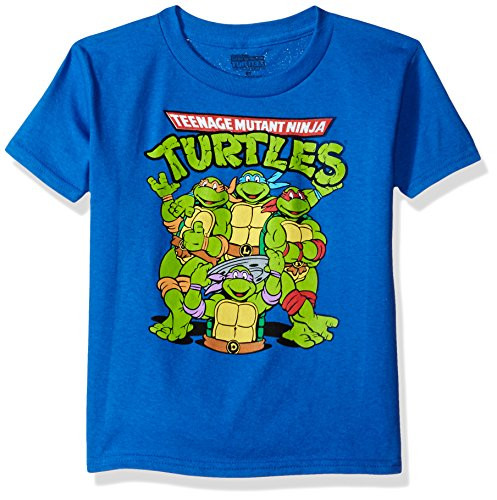 Nickelodeon Little Boys Toddler Teenage Mutant Ninja Turtles Group T_Shirt_ Royal_ 5T
