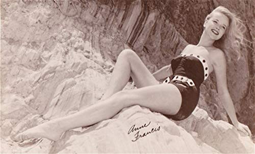 Posterazzi DAP11240 Anne Francis _ Rocks Signed 2 Photo Print_ 10 x 8_ Multi