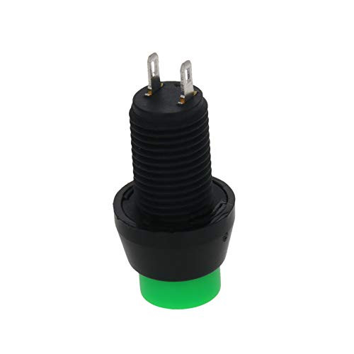 Fielect SPST Momentary Push Button Switch Plastic 2Pin 250V 2A 12mm DS_450 5Pcs