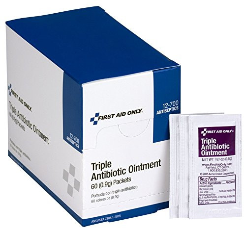First Aid Only Triple Antibiotic Ointment_ 60 Per Box