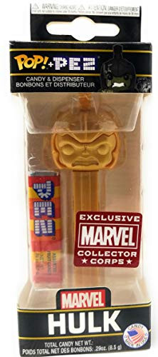 Limited Edition POP Pez Dispenser Ragnarok Gladiator Hulk Gold Variant