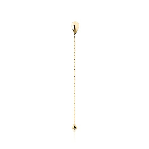 Viski SS-TRU-5237 5237 Belmont Gold Muddler Bar Spoon Multicolor
