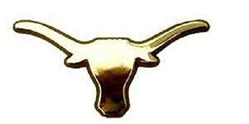 The University of Texas Longhorns Metal Auto Emblem Gold The University of Texas Longhorns Metal Auto Emblem Gold
