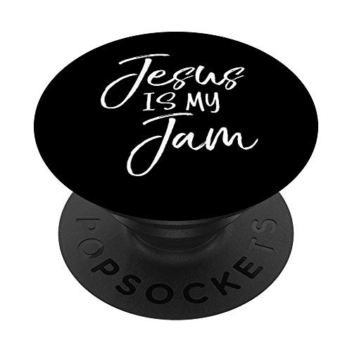 Jesus is My Jam PopSocket Grip Christian Music Rock Design PopSockets PopGrip Swappable Grip for Phones and Tablets Jesus is My Jam PopSocket Grip Christian Music Rock Design PopSockets PopGrip Swappable Grip for Phones and Tablets