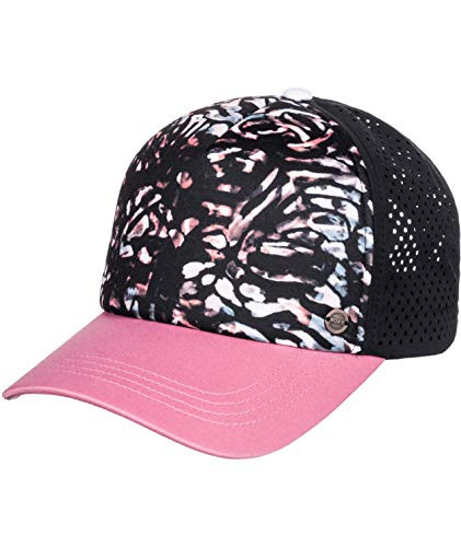 Roxy Juniors California Electric Trucker Hat_ True Black Izi_ 1SZ