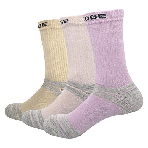 YUEDGE Womens Work Boot Hiking Socks Moisture Wicking Cushion Cotton Casual Athletic Workout Crew Socks 3PairsPack_ X_Large YUEDGE Womens Work Boot Hiking Socks Moisture Wicking Cushion Cotton Casual Athletic Workout Crew Socks 3PairsPack_ X_Large