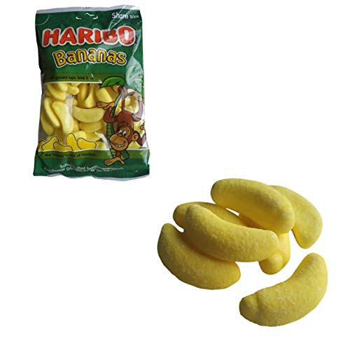 Haribo Bananas  Banana Candy  Crunchy Banana Candy with Soft Core  Haribo Banana Candy  8_46 Ounce Total Haribo Bananas  Banana Candy  Crunchy Banana Candy with Soft Core  Haribo Banana Candy  8_46 Ounce Total