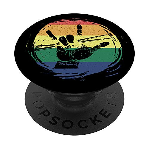 Vintage Drummer _ Drum Sticks Rock  and  Roll _ Hand Horns Gift PopSockets PopGrip Swappable Grip for Phones  and  Tablets