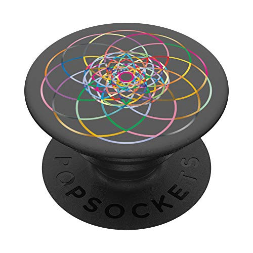 Circle Toroid Mandala Sacred Fractal Geometry Art Good Vibe PopSockets PopGrip Swappable Grip for Phones and Tablets Circle Toroid Mandala Sacred Fractal Geometry Art Good Vibe PopSockets PopGrip Swappable Grip for Phones and Tablets