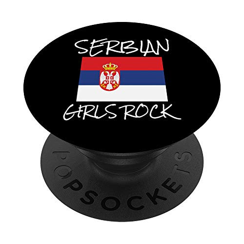 Serbian Girls Rock Serbia Merch Pride Flag of Serbia Srbija PopSockets Grip and Stand for Phones and Tablets Serbian Girls Rock Serbia Merch Pride Flag of Serbia Srbija PopSockets Grip and Stand for Phones and Tablets