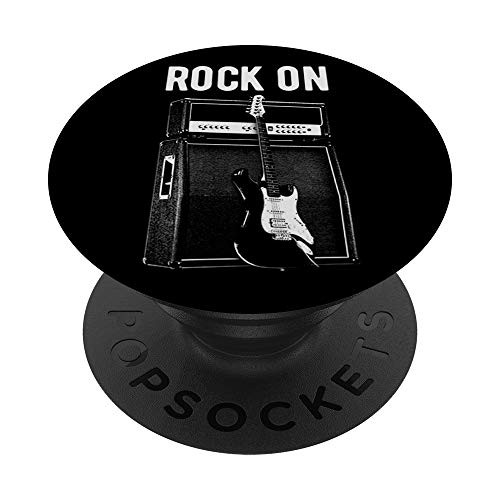Rock On Vintage Electric Guitar And Amp PopSockets PopGrip Swappable Grip for Phones and Tablets Rock On Vintage Electric Guitar And Amp PopSockets PopGrip Swappable Grip for Phones and Tablets