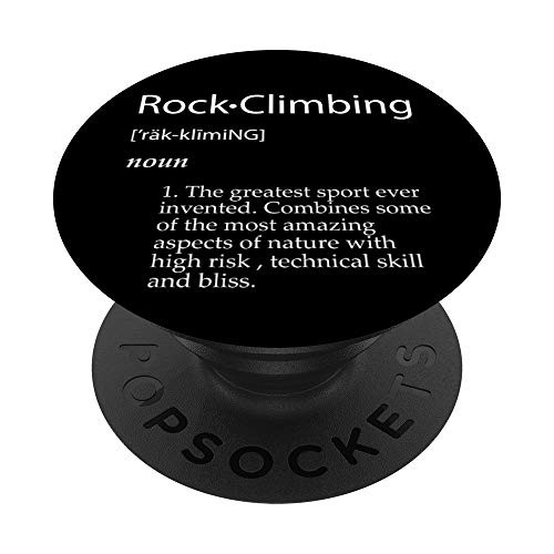 Rock Climbing Definition _ Best Gift For Rock Climbers PopSockets PopGrip Swappable Grip for Phones and Tablets Rock Climbing Definition _ Best Gift For Rock Climbers PopSockets PopGrip Swappable Grip for Phones and Tablets