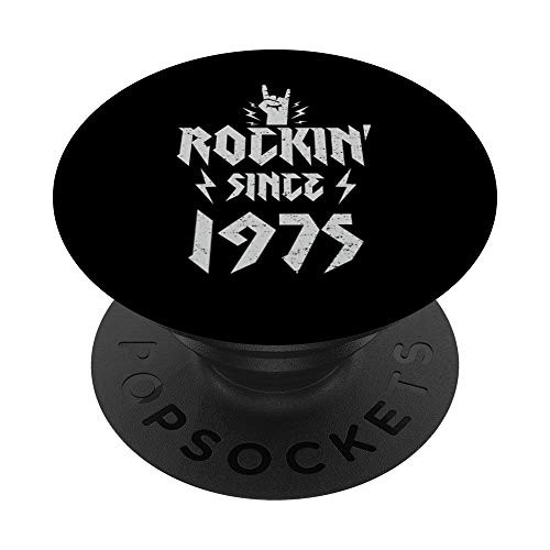 Hard Rock Music Rockin Since 1975 _ 1975 PopSockets PopGrip Swappable Grip for Phones  and  Tablets