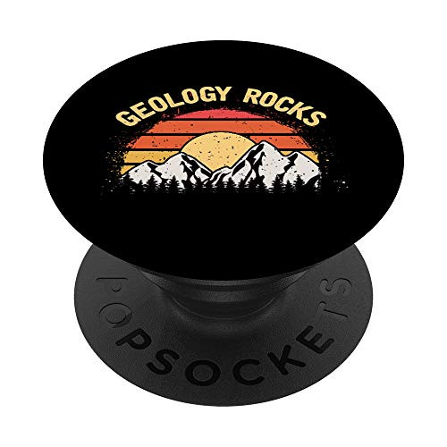 Funny Geology Rocks Gift Sedimentary Rock Geologist Joke PopSockets Grip and Stand for Phones and Tablets