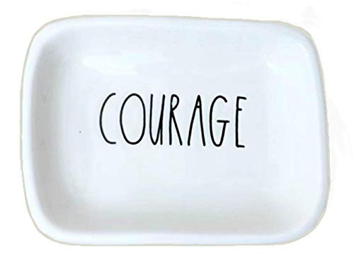 Rae Dunn by Magenta COURAGE Small Desk Organizer Tray