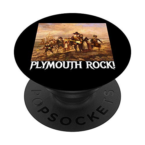 Plymouth Rock Thanksgiving Pilgrims Rocking Guitars and Drum PopSockets PopGrip Swappable Grip for Phones and Tablets Plymouth Rock Thanksgiving Pilgrims Rocking Guitars and Drum PopSockets PopGrip Swappable Grip for Phones and Tablets