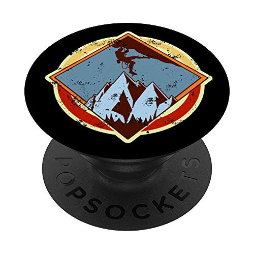 Vintage Rock Climbing Gift Rock Climber PopSockets PopGrip Swappable Grip for Phones and Tablets Vintage Rock Climbing Gift Rock Climber PopSockets PopGrip Swappable Grip for Phones and Tablets