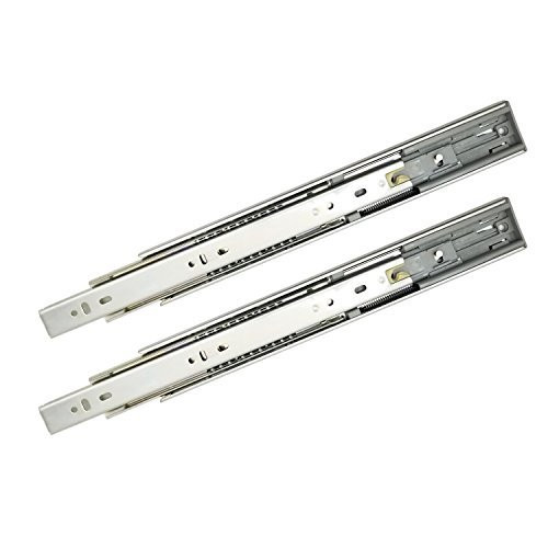 12_Inch Ball Bearing Drawer Slides _ Soft_Close Drawer Slide Pair of Full Extension _ 100 Pound _ Side Mount by DGQ