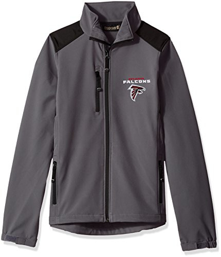 Dunbrooke Apparel NFL Atlanta Falcons Mens Softshell Jacket_ Small_ Graphite