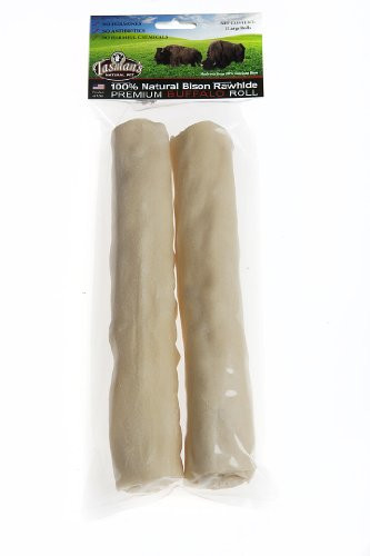 All_Natural Buffalo Rawhide Rolls _ 2 Large Rolls