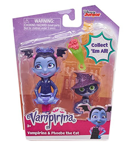 Vampirina Best Ghoul Friends Vee  and  Phoebe Cat Figure Toy_ Multicolor
