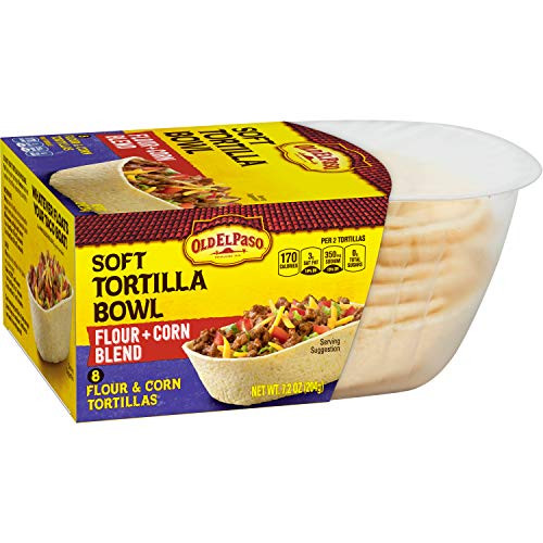 Old El Paso Soft Tortilla Bowl_ Flour  and  Corn Blend_ 7_2 ounce