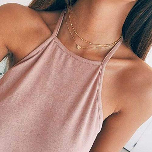 Jovono Fashion Multilayer Choker Necklaces Lover Heart Pendant Jewelry Necklace Chains for Women and Girls Jovono Fashion Multilayer Choker Necklaces Lover Heart Pendant Jewelry Necklace Chains for Women and Girls