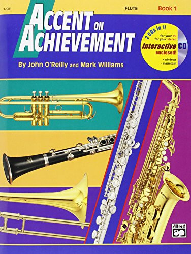 Accent on Achievement - Flute - Book 1 - Bk+CD