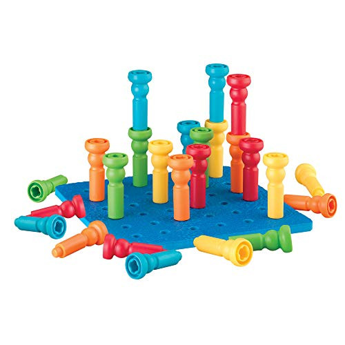 Lauri Tall-Stackers - Pegs and Pegboard Set