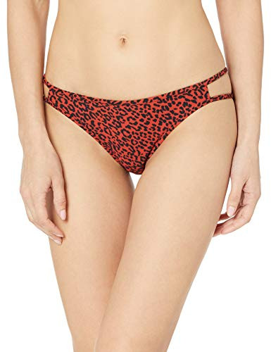 Volcom Juniors Womens On The Spot Hipster Bikini Bottom_ Burnt red_ Extra Extra Large
