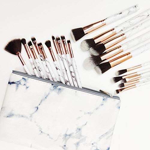 TDCQQGQQ Eye Brush Beauty Tools Makeup Brush Set Three_Color Hair Flash Silver Makeup Brush Loose Powder Brush Portable Makeup Brush Matte Wooden Hand