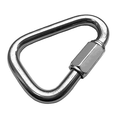 316 Stainless Steel Delta Quick Link 12 inch   12mm  Marine Grade Triangle  M12