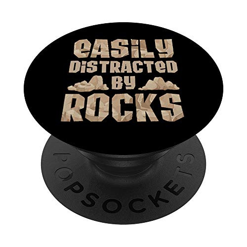 Cool Easily Distracted By Rocks Geologist Geology Costume PopSockets Grip and Stand for Phones and Tablets